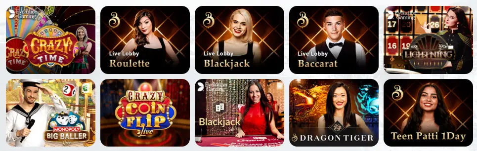 Jeux de casino en direct SPINTROPOLIS CASINO