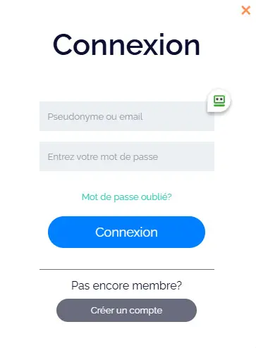 Connexion des membres du SPINTROPOLIS CASINO